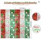 Merry Christmas Foil Fringe Tinsel Curtains Balloons Arch Garland Favors for Kids & Adults, 98pcs Christmas Decorations Set